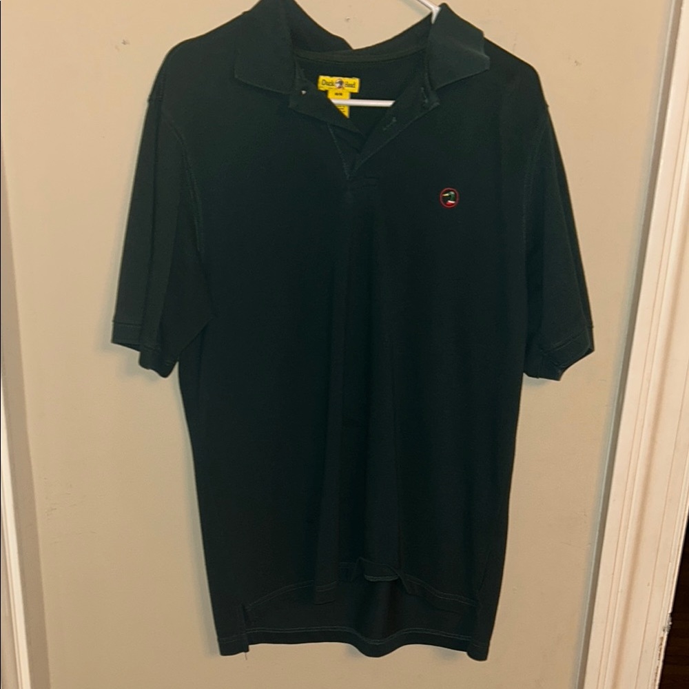 Duck Head Dark Green Polo Shirt Timeless Cotton Medium
